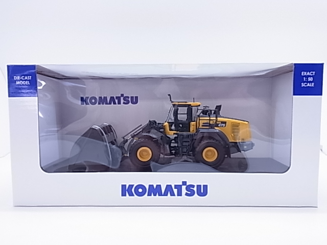 074s KOMATSU コマツ 1/50 中型ホイールローダ WA475-10 模型 ※